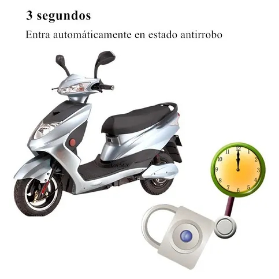 Alarma Antirrobo P/moto Encendido A Distancia Control Remoto
