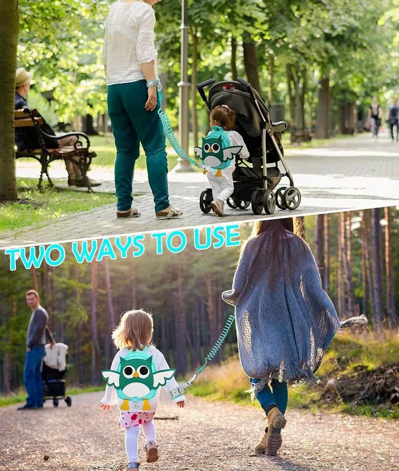 Mochila 2 En 1 Con Corea Anti Pérdida Para Niños Buho