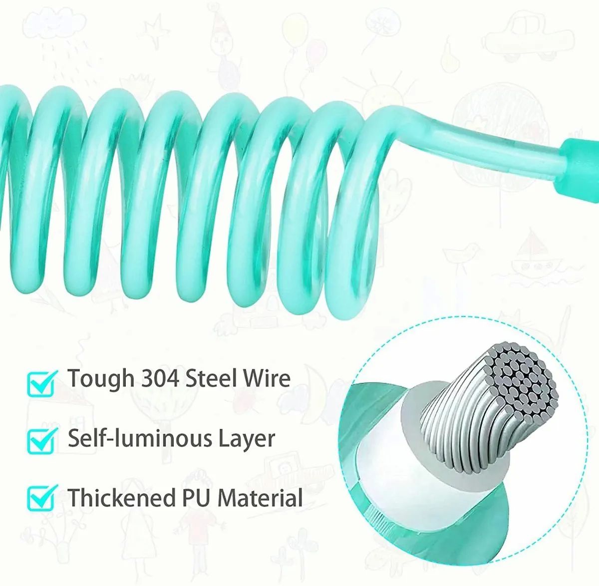 Mochila 2 En 1 Con Corea Anti Pérdida Para Niños Buho