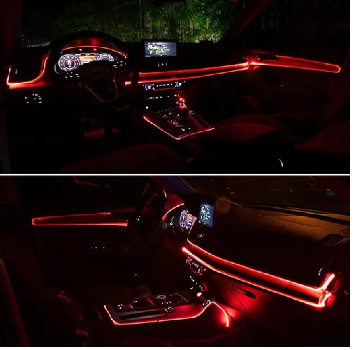 Wire Hilo 3m Luminoso Luz Neon Led Tira Neon Rojo