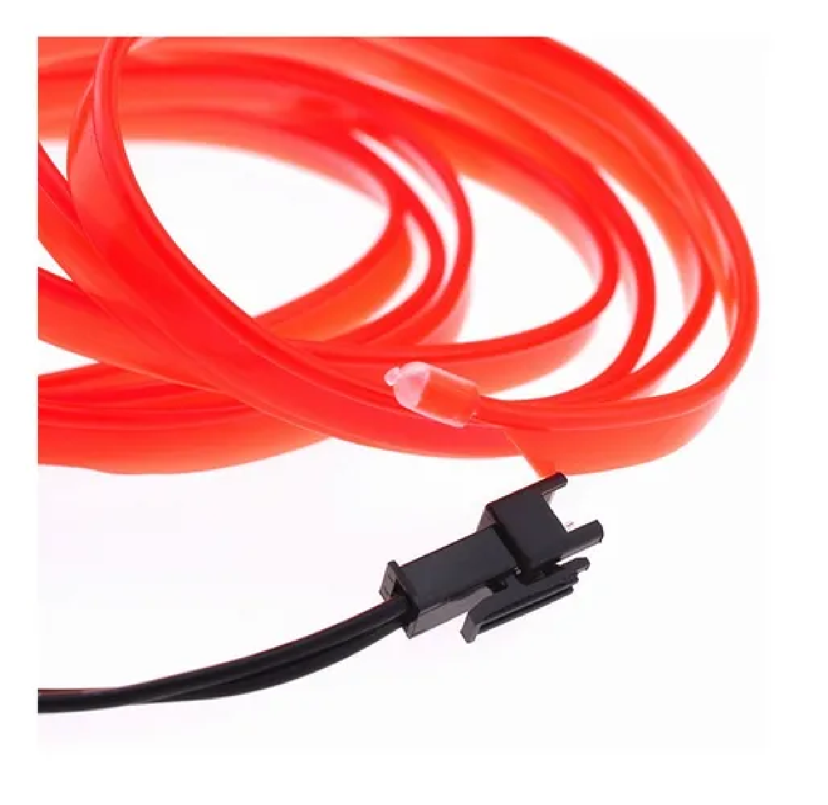 Wire Hilo 3m Luminoso Luz Neon Led Tira Neon Rojo