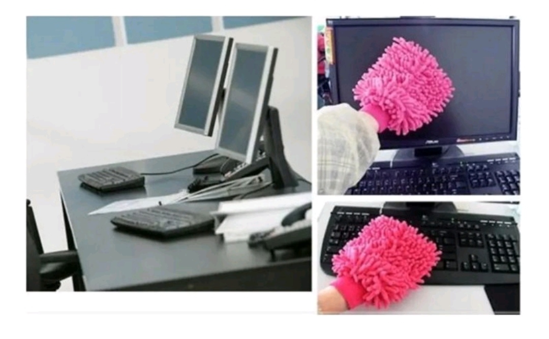 Guante De Limpieza Multiusos De Microfibra