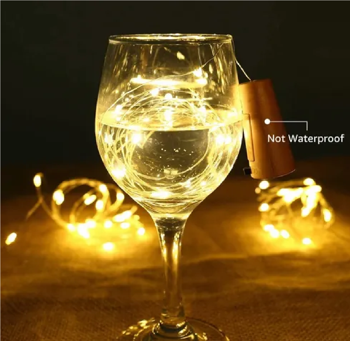 Set Luces Led Para Botellas De Vino A Pilas