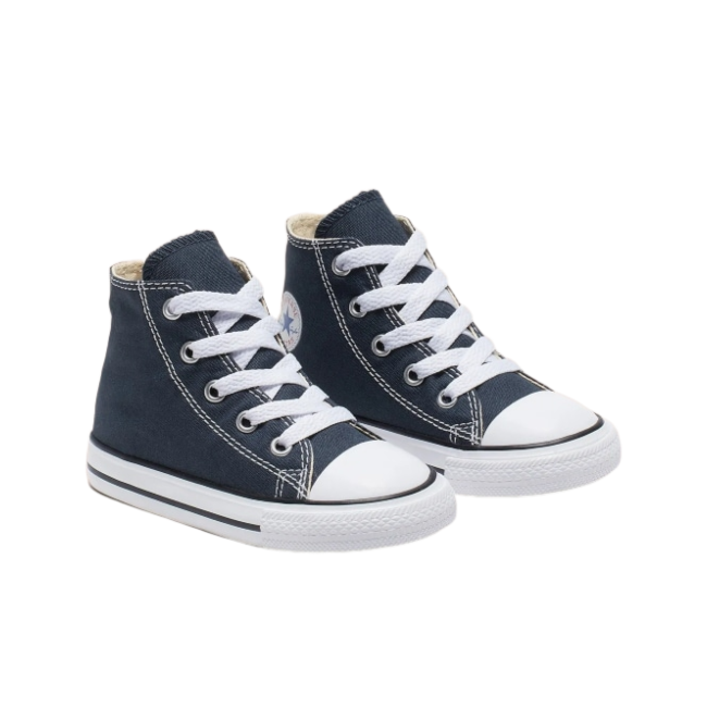 Tenis Converse de bota azul marino para bebé 7J237C 100% original