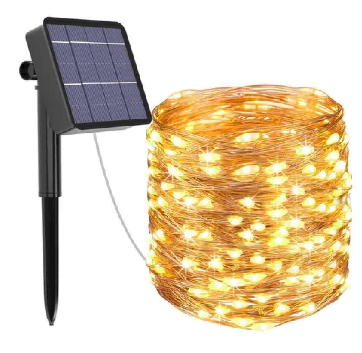  Luces Led Guirnalda De Solar  Exterior Jardin