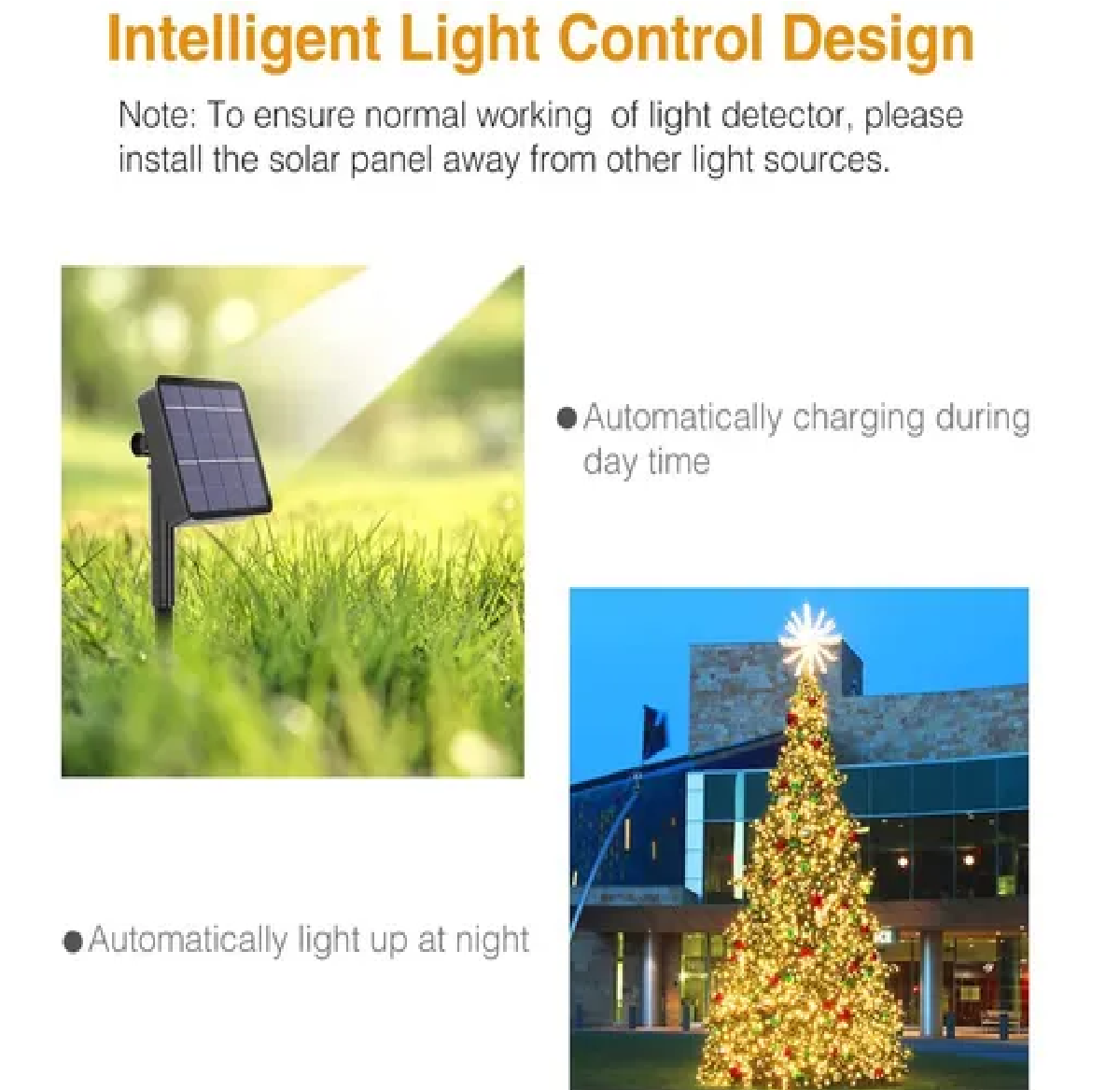  Luces Led Guirnalda De Solar  Exterior Jardin