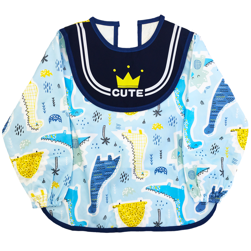 Baberos Impermeable De Manga Larga Para Niños Algodón EcobabyOriginal