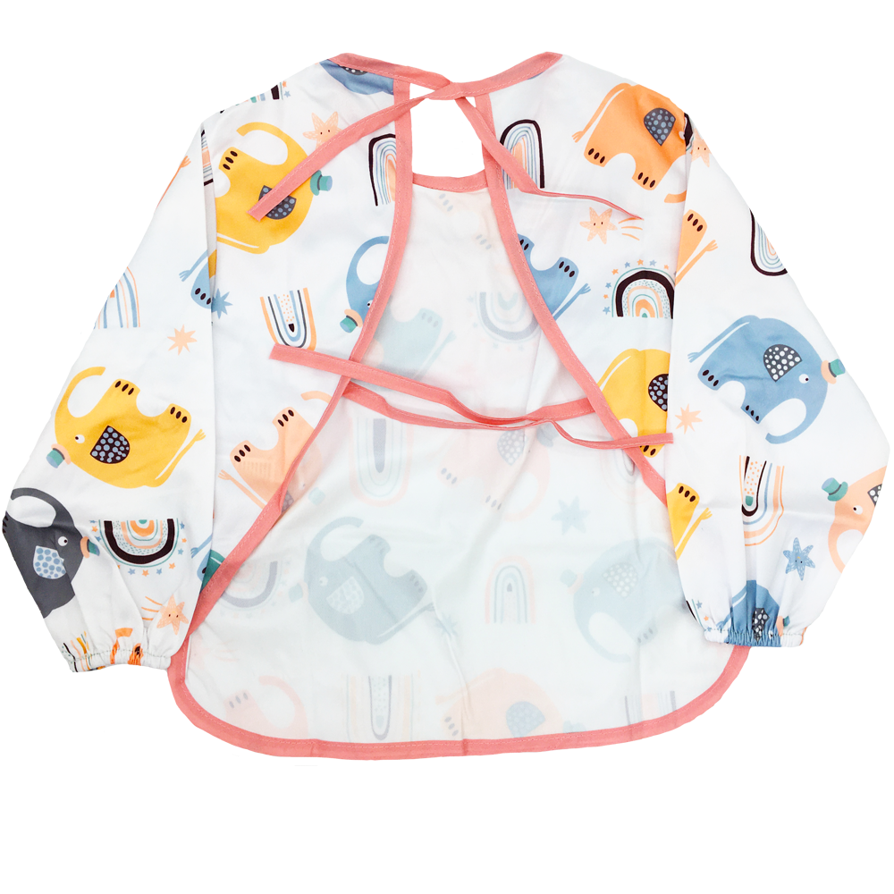 Baberos Impermeable De Manga Larga Para Niños Algodón EcobabyOriginal