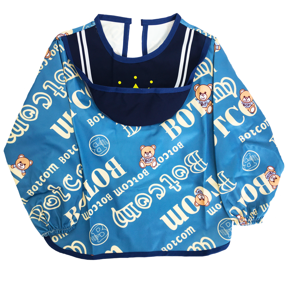 Baberos Impermeable De Manga Larga Para Niños Algodón EcobabyOriginal