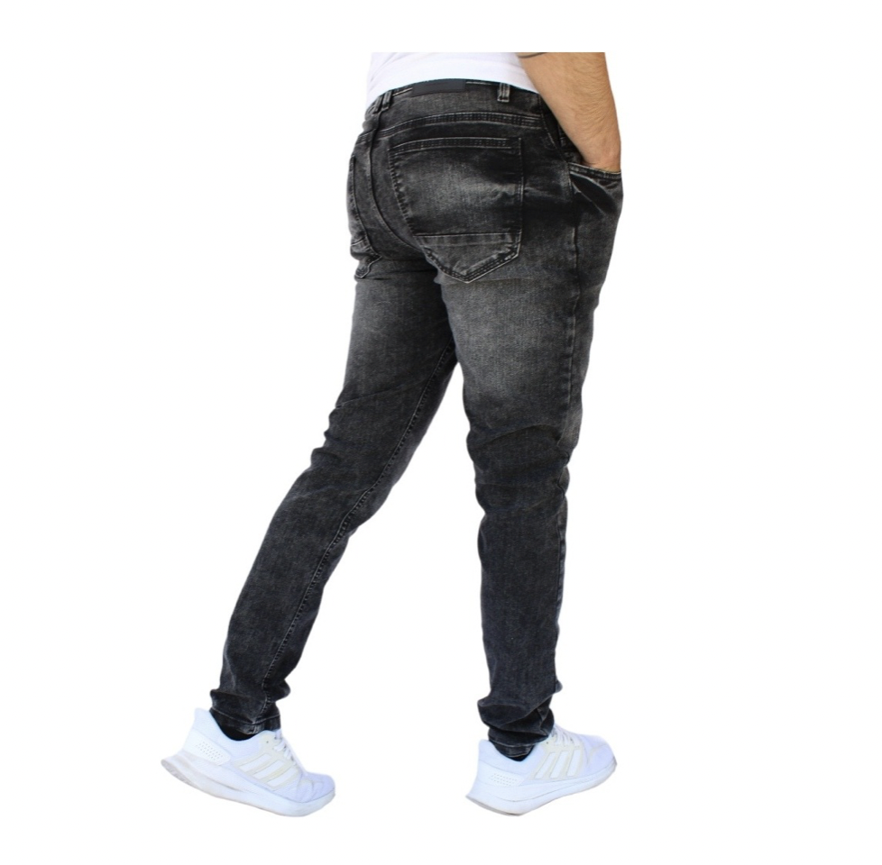 Pantalon de mezclilla gris hombre hot sale