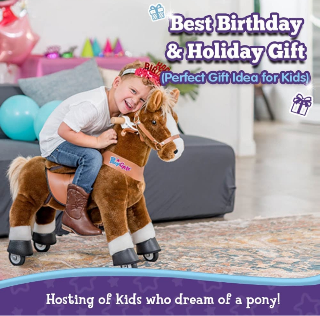 Pony electrico best sale para niños