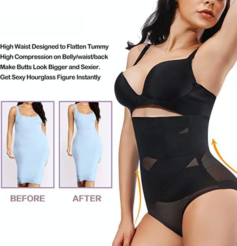 Panty Faja Reductora Calzón Levanta Pompa Negra M