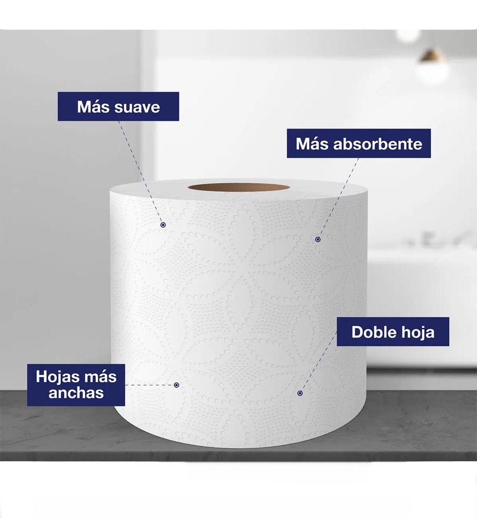 Papel Higiénico Kirkland Signature 30 rollos de 380 hojas dobles
