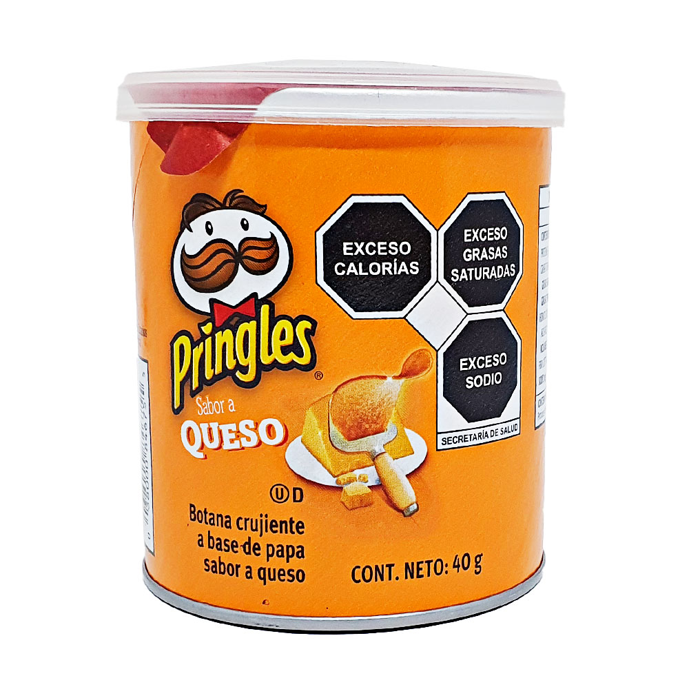 Pringles Papas Sabor Queso 40 Gr Botana Crujiente