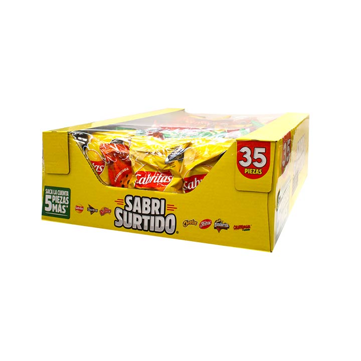 Sabrisurtido Papas Sabritas Con 35 Piezas