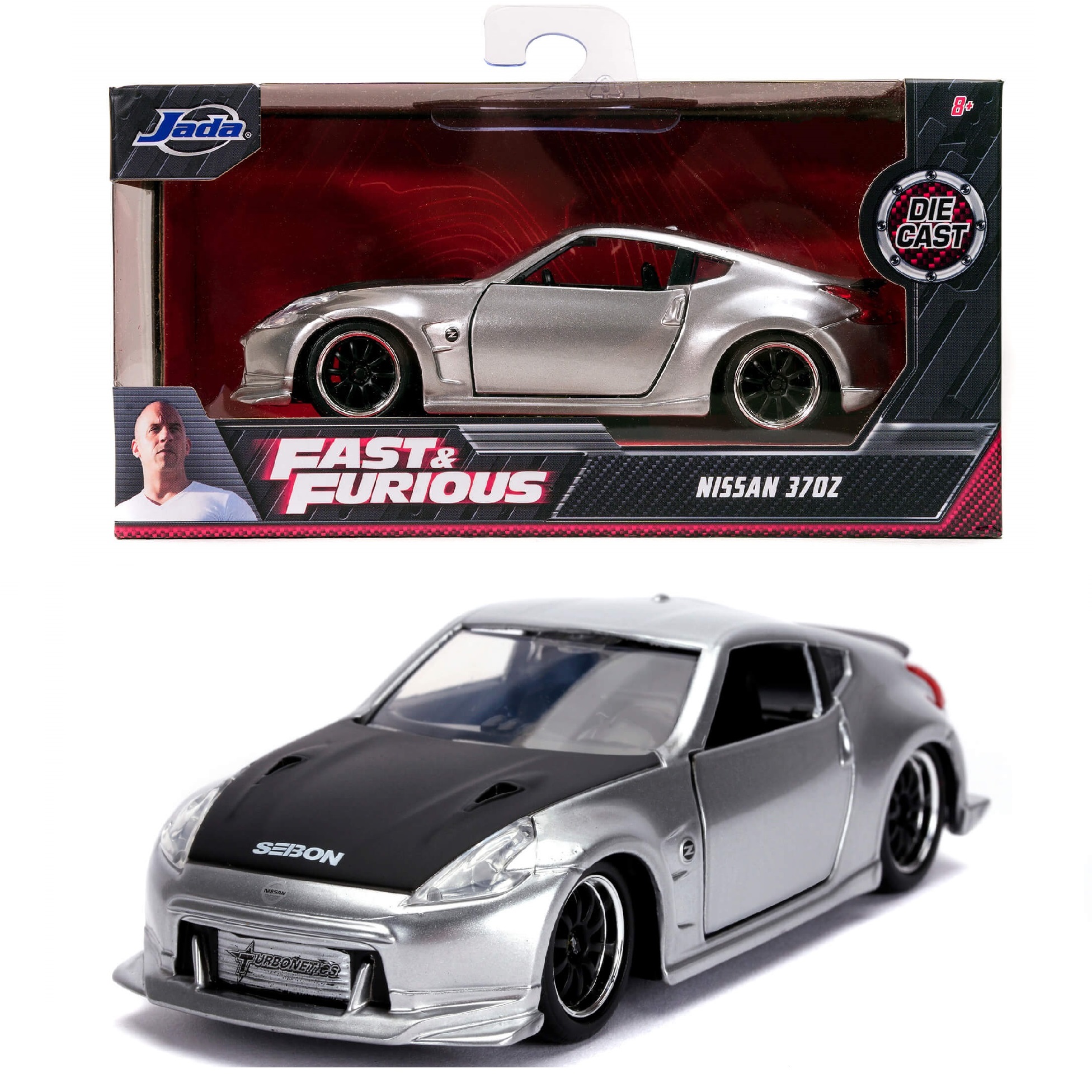 2015 Nissan 370Z Rápido y Furioso Jada Toys Escala 1:32
