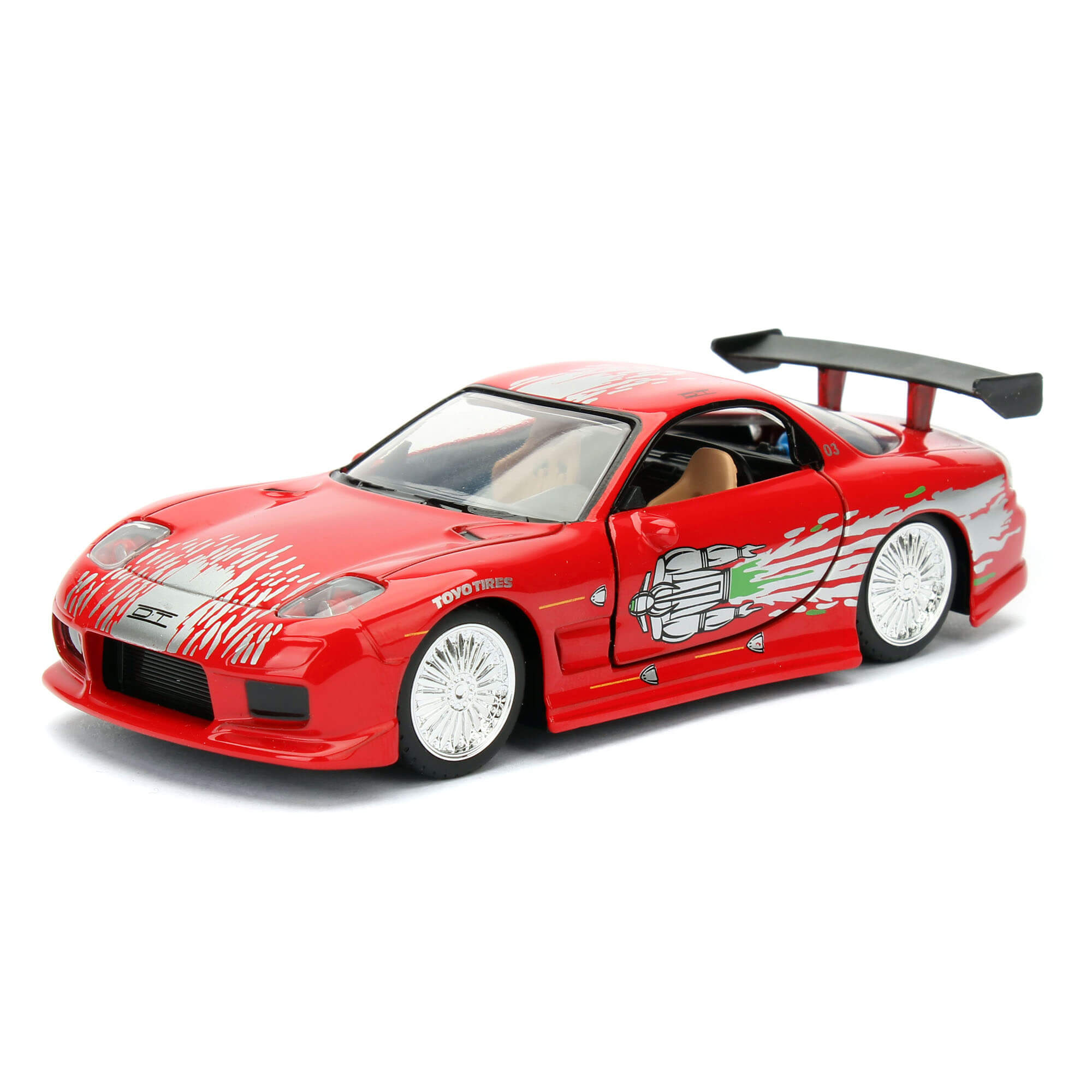 Dom 1995 Mazda RX-7  Rápido y Furioso Jada Toys Escala 1:32 