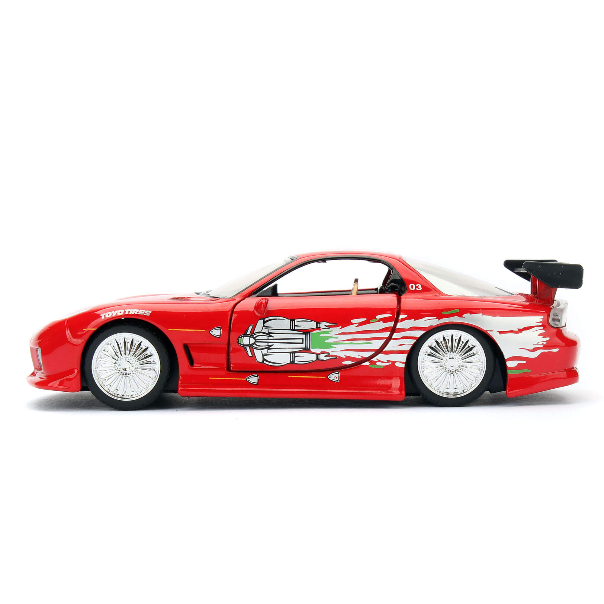 Dom 1995 Mazda RX-7  Rápido y Furioso Jada Toys Escala 1:32 