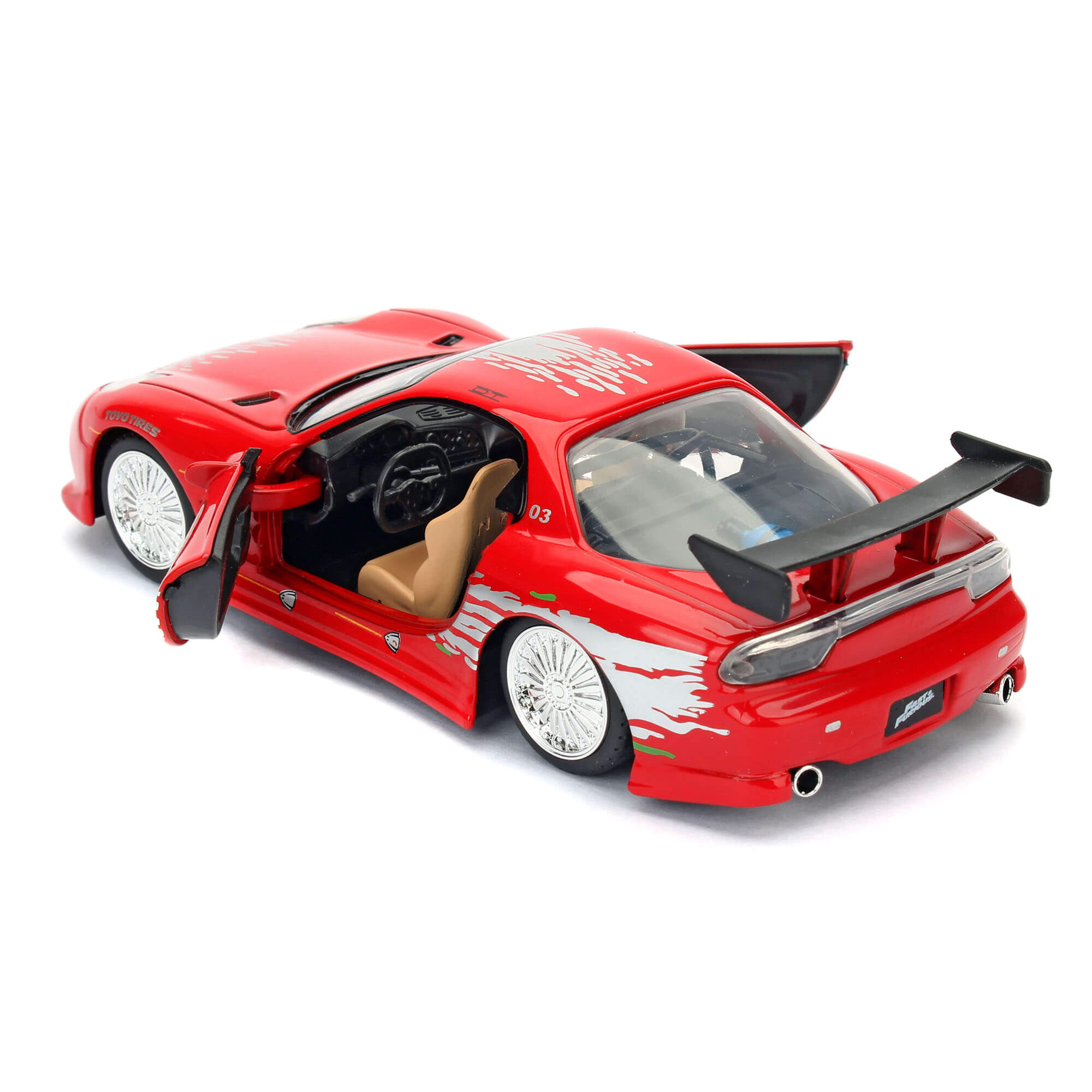 Dom 1995 Mazda RX-7  Rápido y Furioso Jada Toys Escala 1:32 
