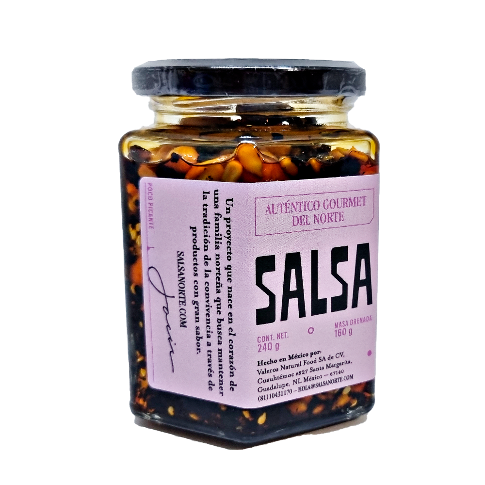 Salsa Macha Especial Con Cacahuate Salsa Norte Artesanal