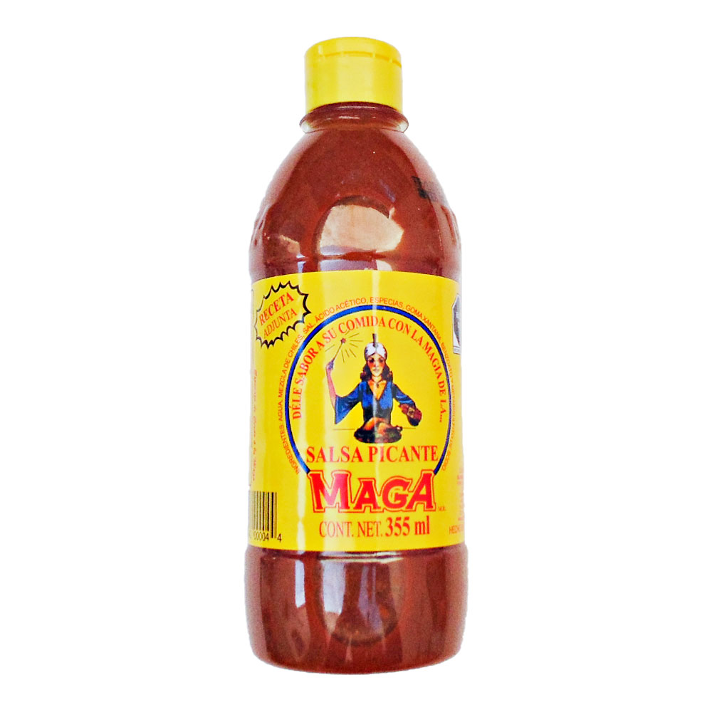 Salsa Picante Maga 355Ml Receta Original Chile Roja