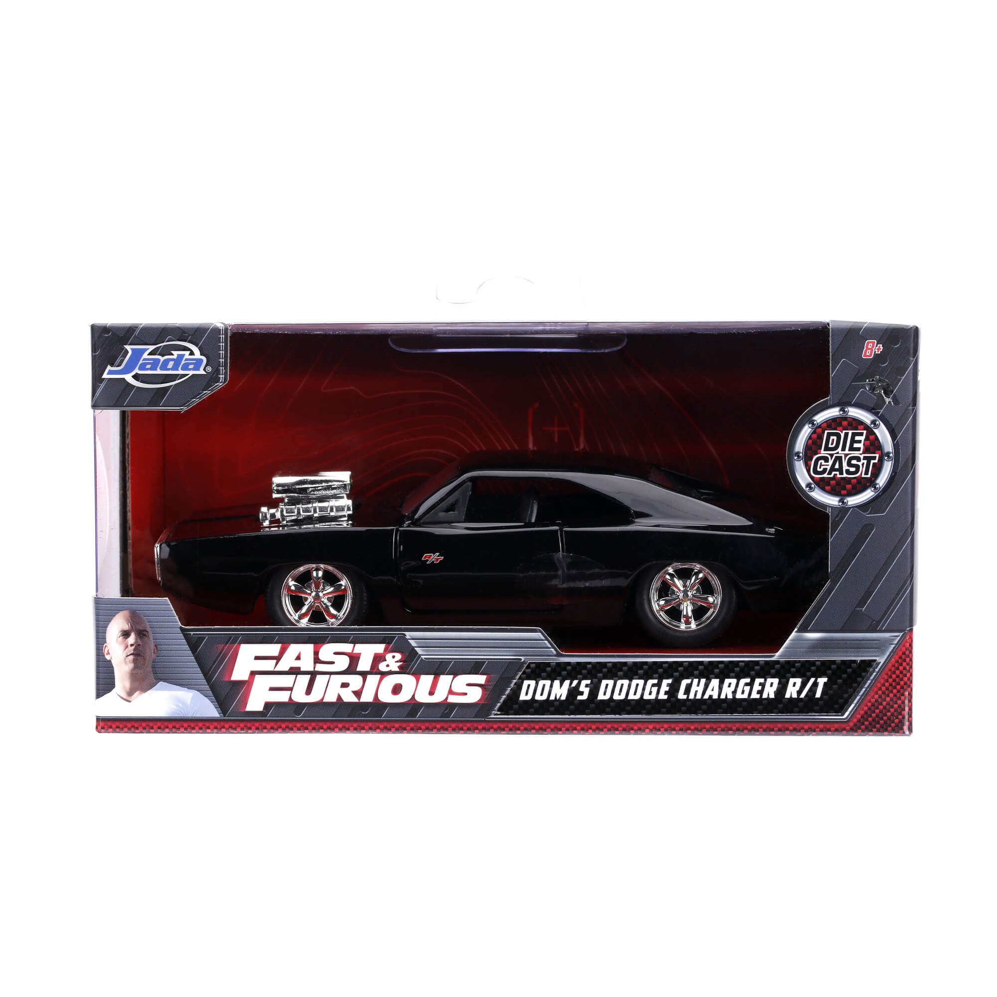 Dom  Dodge Charger RT 1970 Rapido y Furioso Jada Toys Escala 1:32