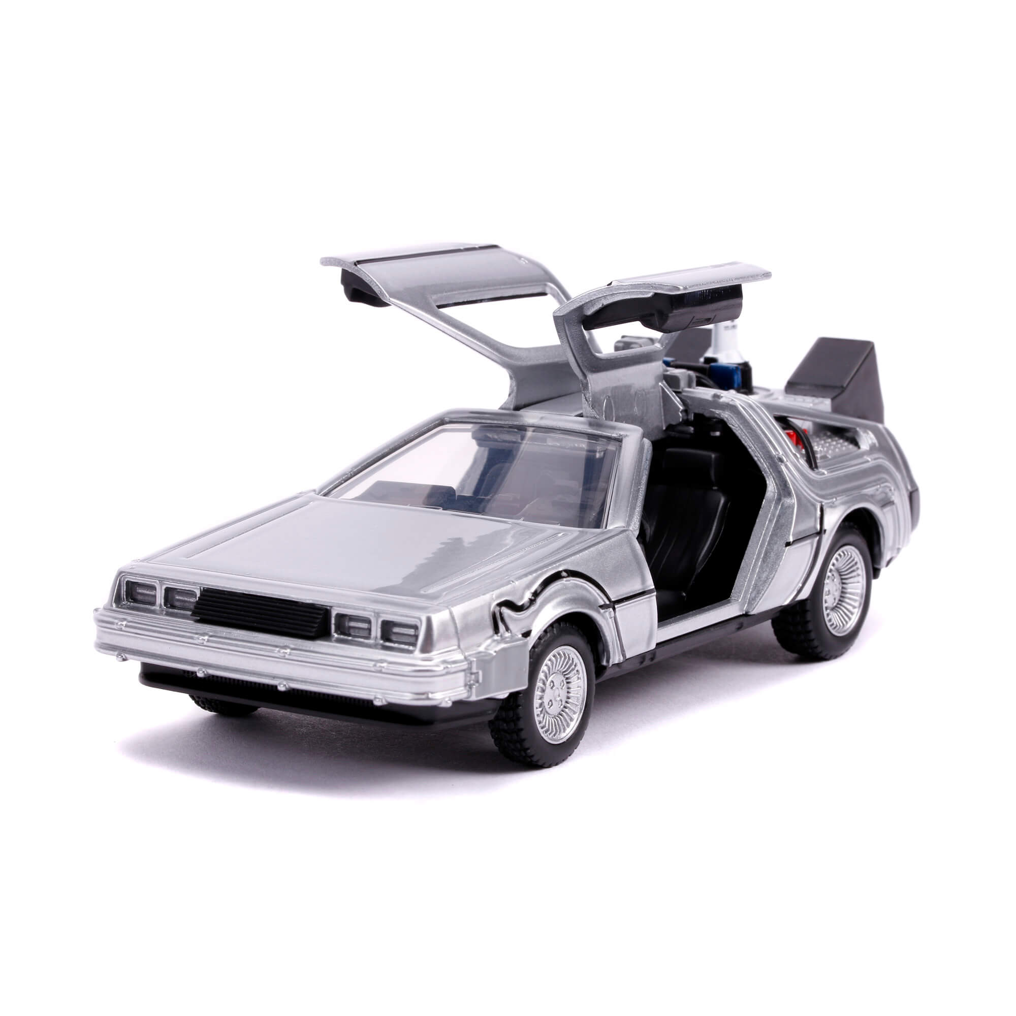 Back to the Future Delorean 2 Time Machine VOLVER AL FUTURO Jada Toys Escala 1:32