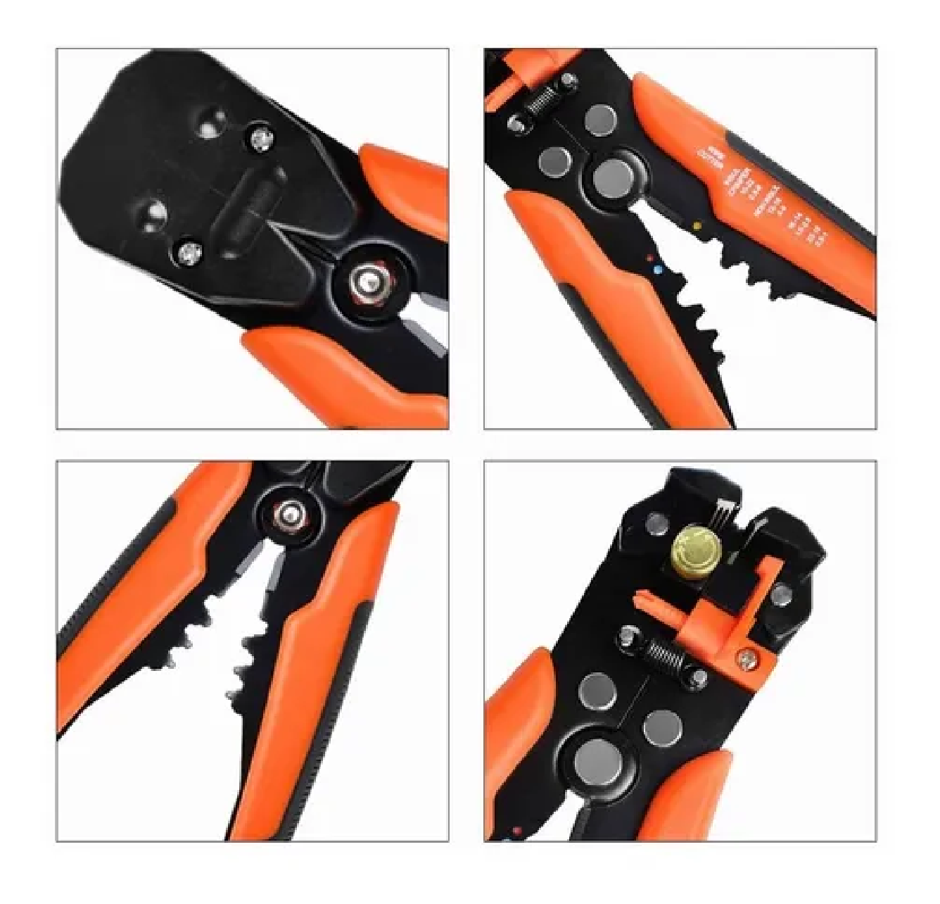 Alicates Pelacables Multifunción De 8 Pulgadas Naranja