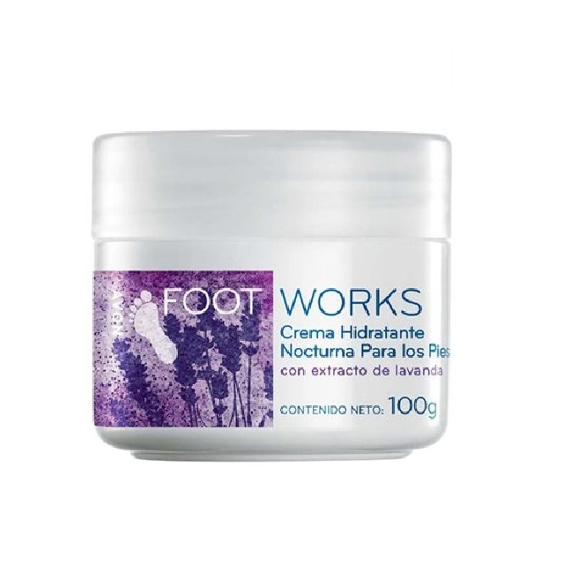 Crema Hidratante Nocturna Para Los Pies Foot Works Avon