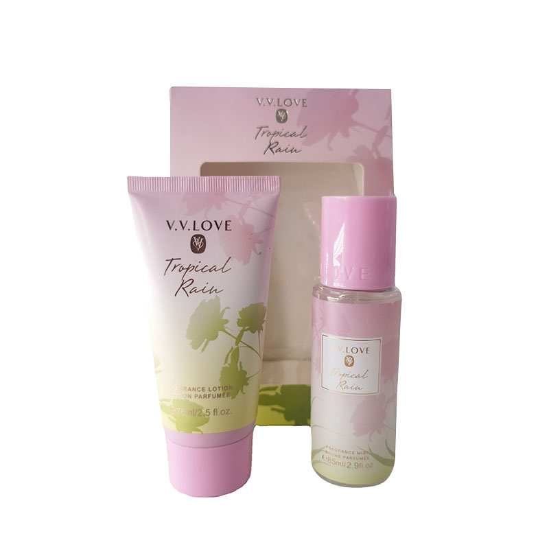 Perfumes Perfume Kit Fragancia Loción + Crema Mist Brume Corporal V.V Love