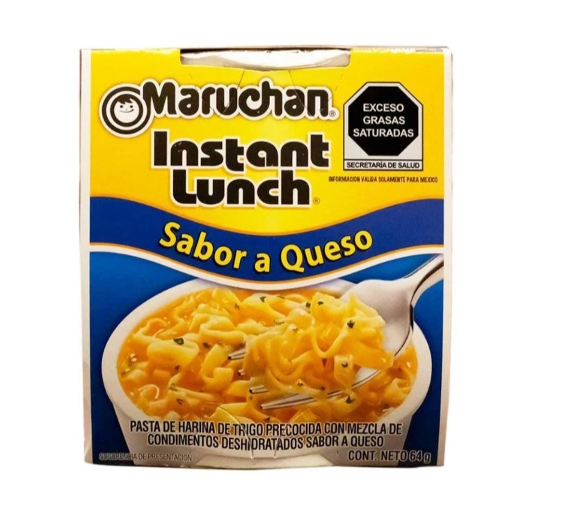 Sopa Maruchan Instantánea Sabor Queso Caja De 24 Piezas 64 Gr C/U