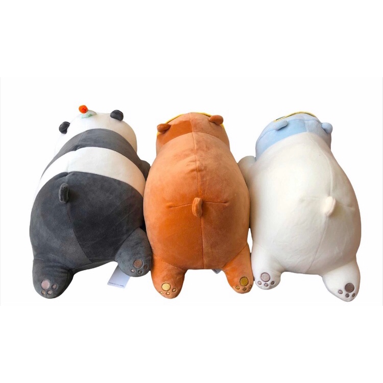 Peluches We Bare Bears Pack3 Osos Escandalosos