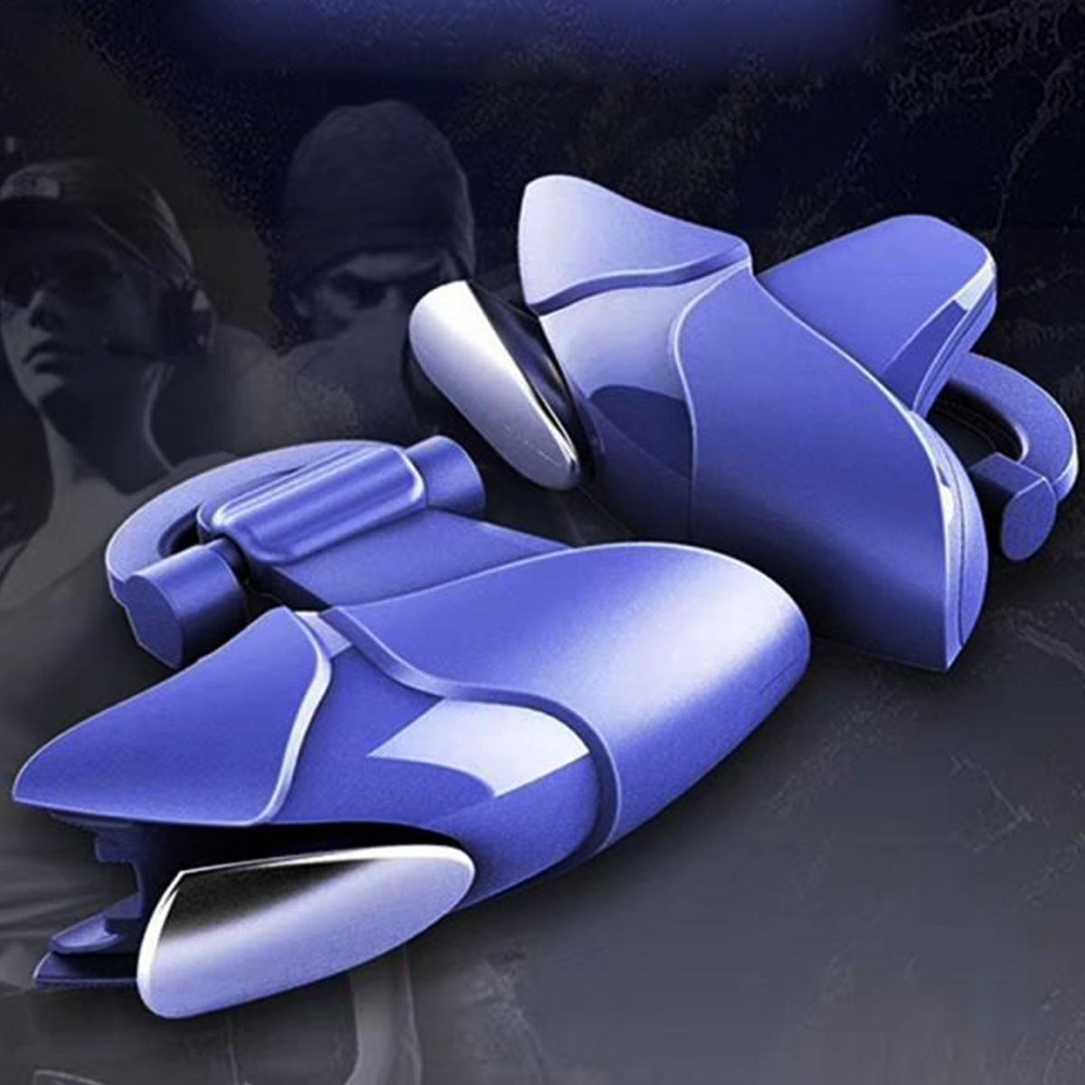 Gatillos Shark Tiburon Premium Click P/ Celular L1 R1 Pubg