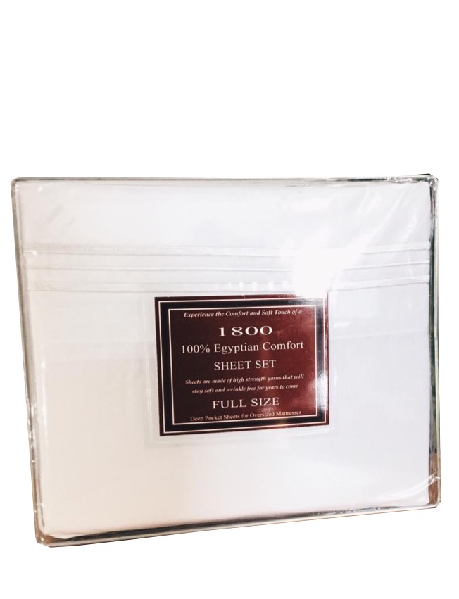 Sabanas 1800 hilos Con suavidad De Algodón Egipcio Varios Colores (KING BORDADO LINEAS)