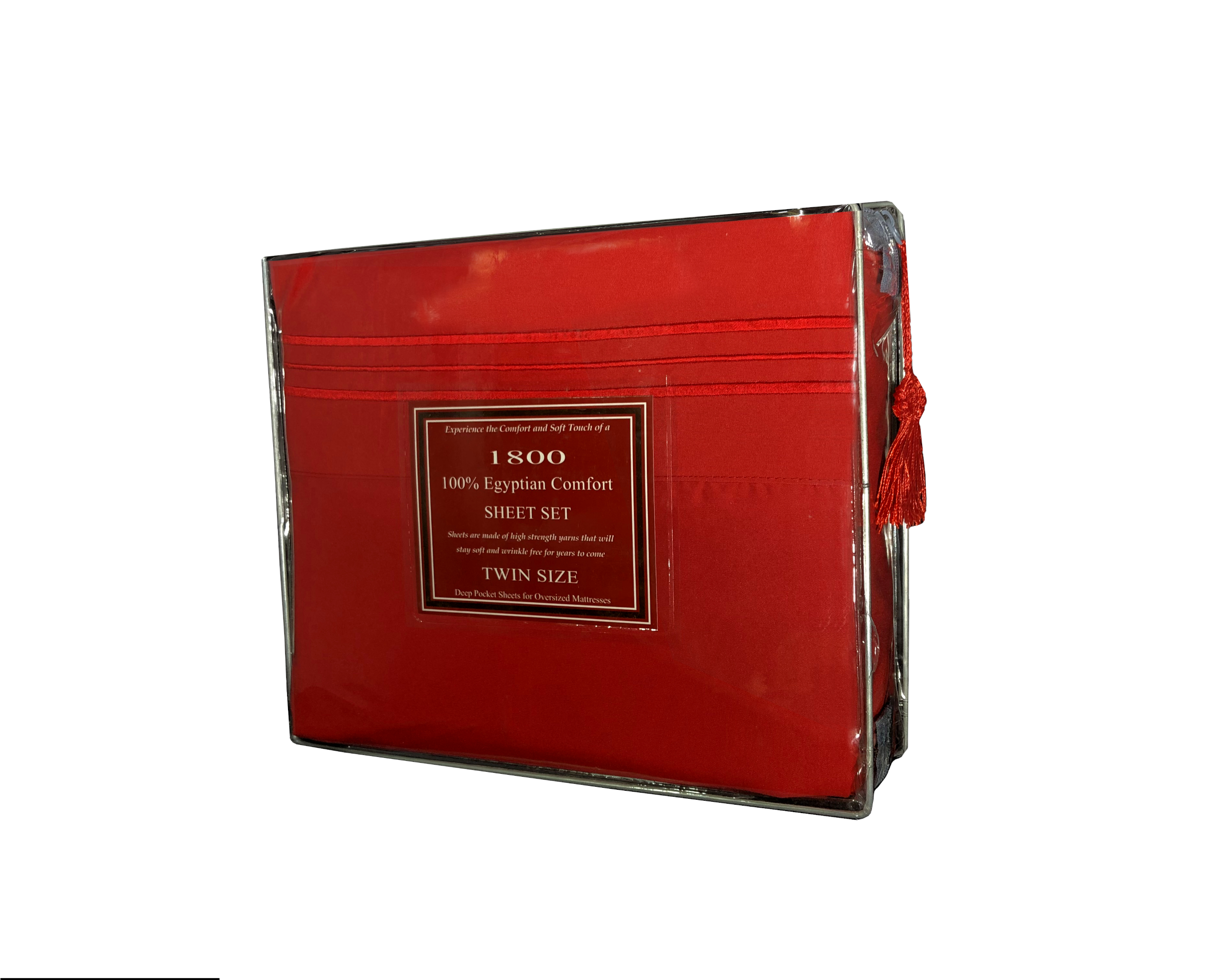 Sabanas 1800 hilos Con suavidad De Algodón Egipcio Varios Colores (KING BORDADO LINEAS)