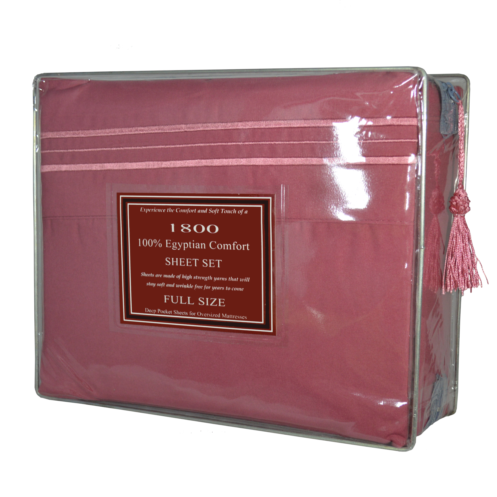 Sabanas 1800 hilos Con suavidad De Algodón Egipcio Varios Colores (KING BORDADO LINEAS)