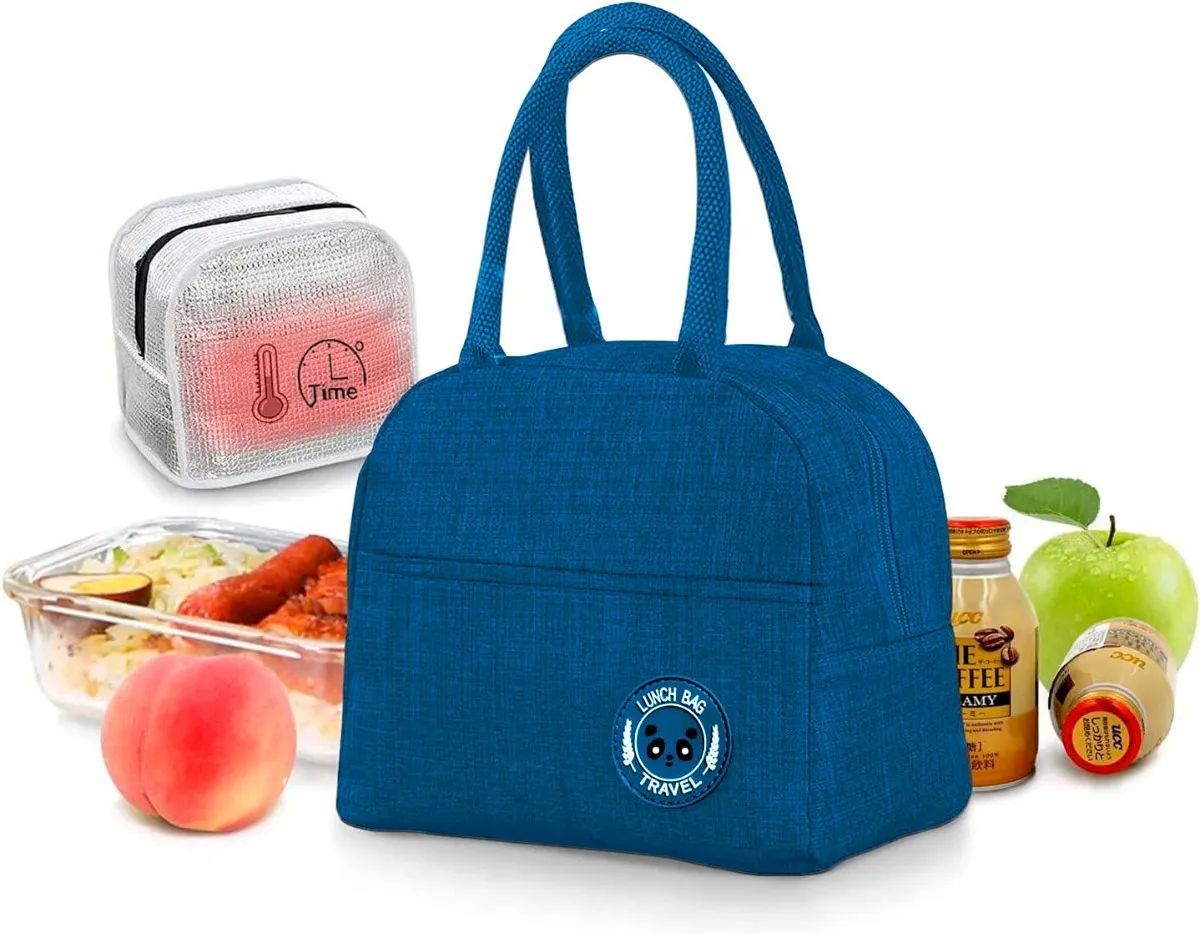 Lonchera Térmica Bolsa Color Azul