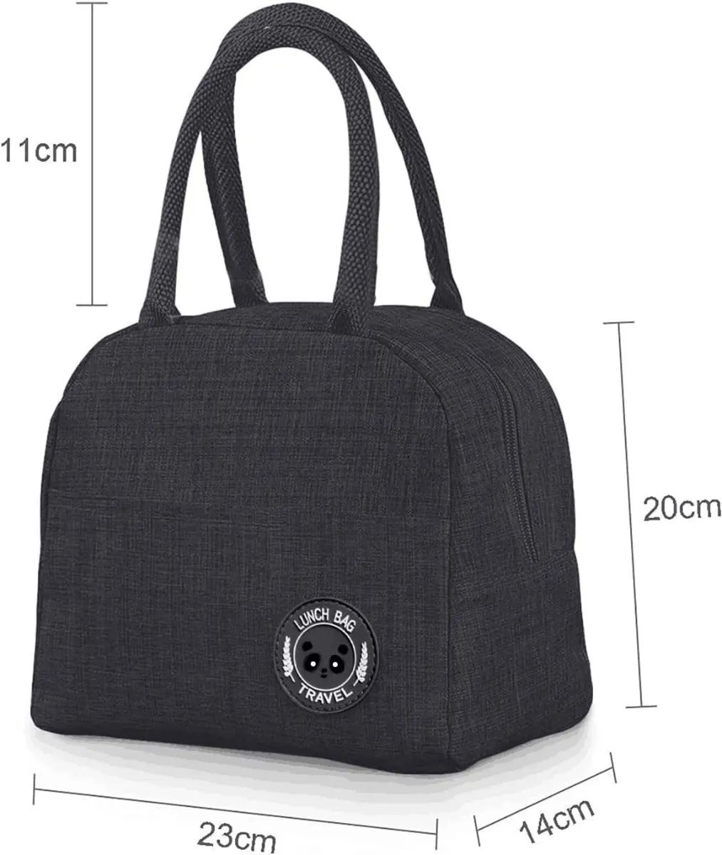 Lonchera Térmica Bolsa Color Negro