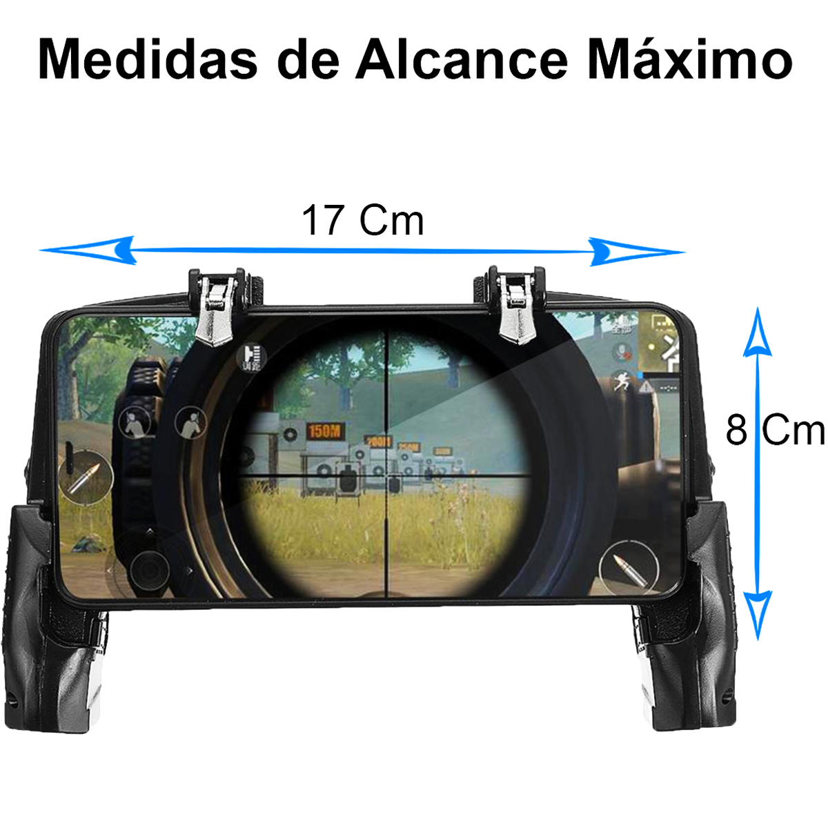 Joystick K21 Para Pubg Mobile Juego Control Gamepad P/ Móvil