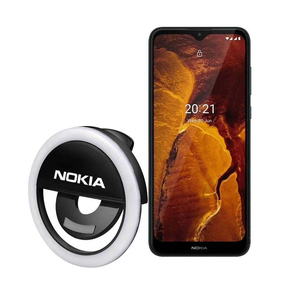 Nokia C30 2/64GB Gris Chromo (Dual SIM)+ Mini aro de luz 