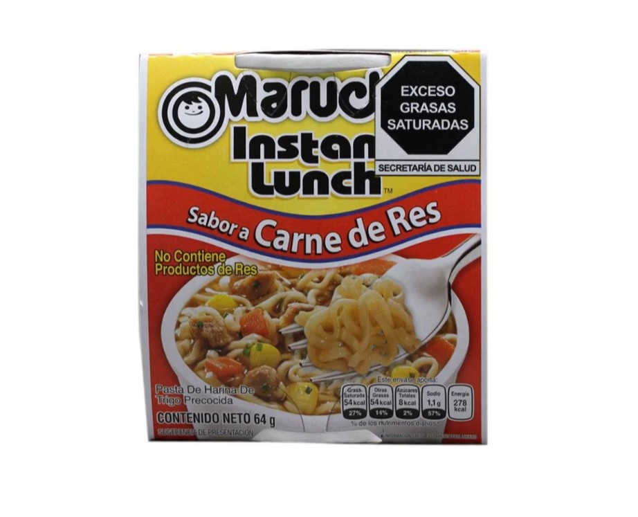  Sopa Maruchan Instantánea Sabor Res Caja De 24 Piezas 64 Gramos C/U