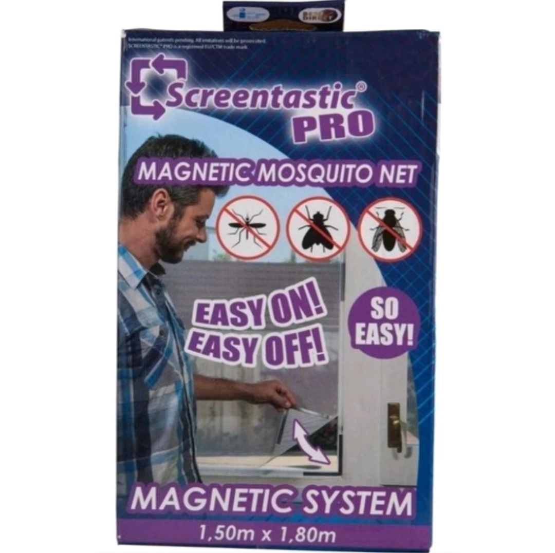 Malla Mosquitero Magnética Cortina Cinta Imantada Ajustable
