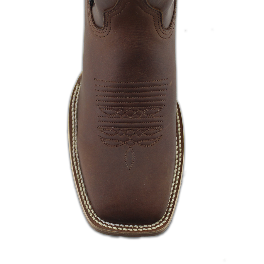 Botas Para Hombre Estilo Vaquero Justin Boots 5463 Punta Ancha