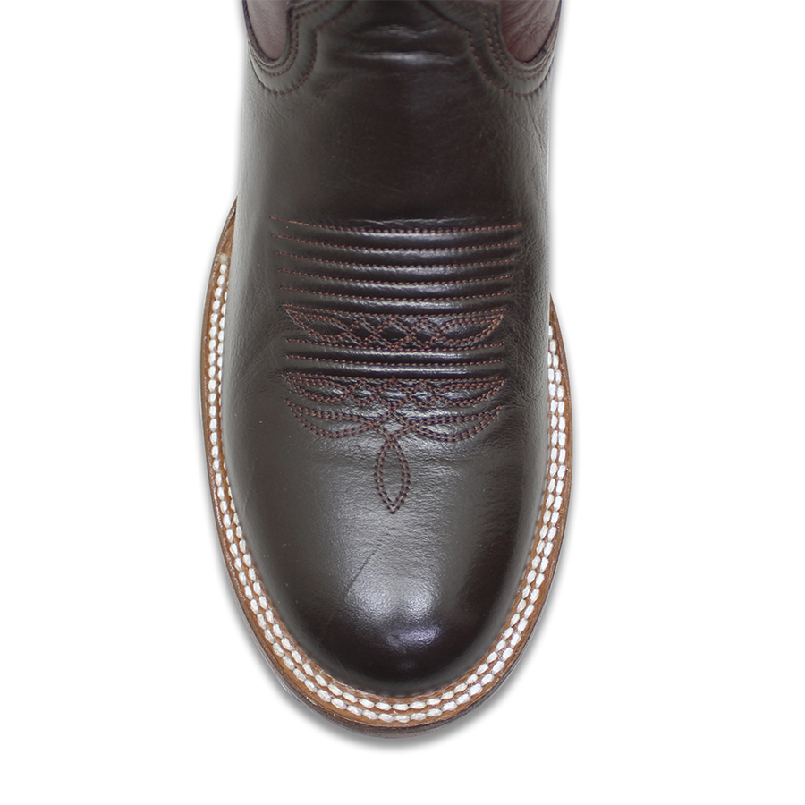 Botas Vaqueras Justin Para Hombre 5397 En Piel Punta Redonda