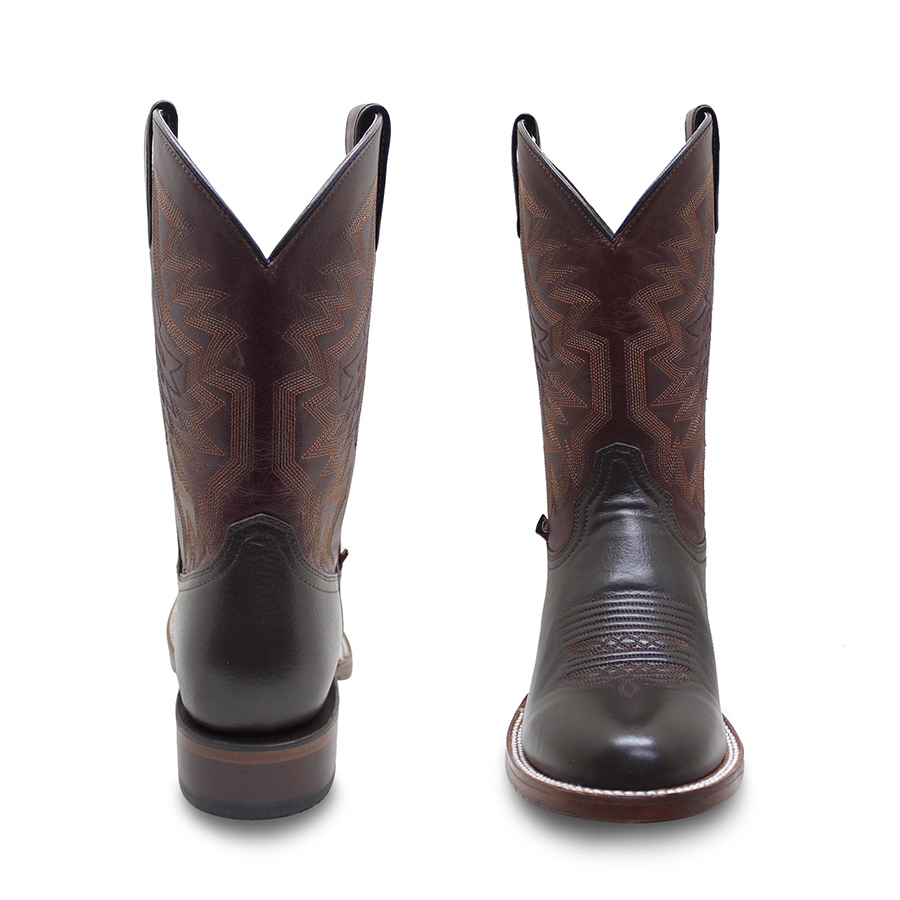 Botas Vaqueras Justin Para Hombre 5397 En Piel Punta Redonda