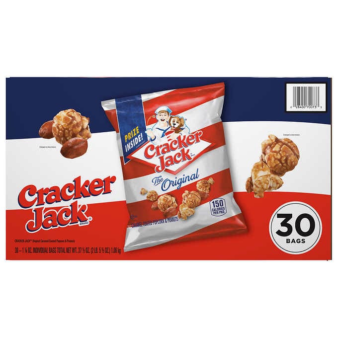 Frito Lay Cracker Jack Palomitas Acarameladas 30 Pzs