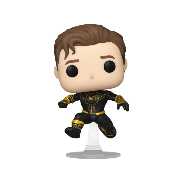 Spiderman Traje Negro sin mascara Exclusivo Funko Pop Spiderman No Way Home