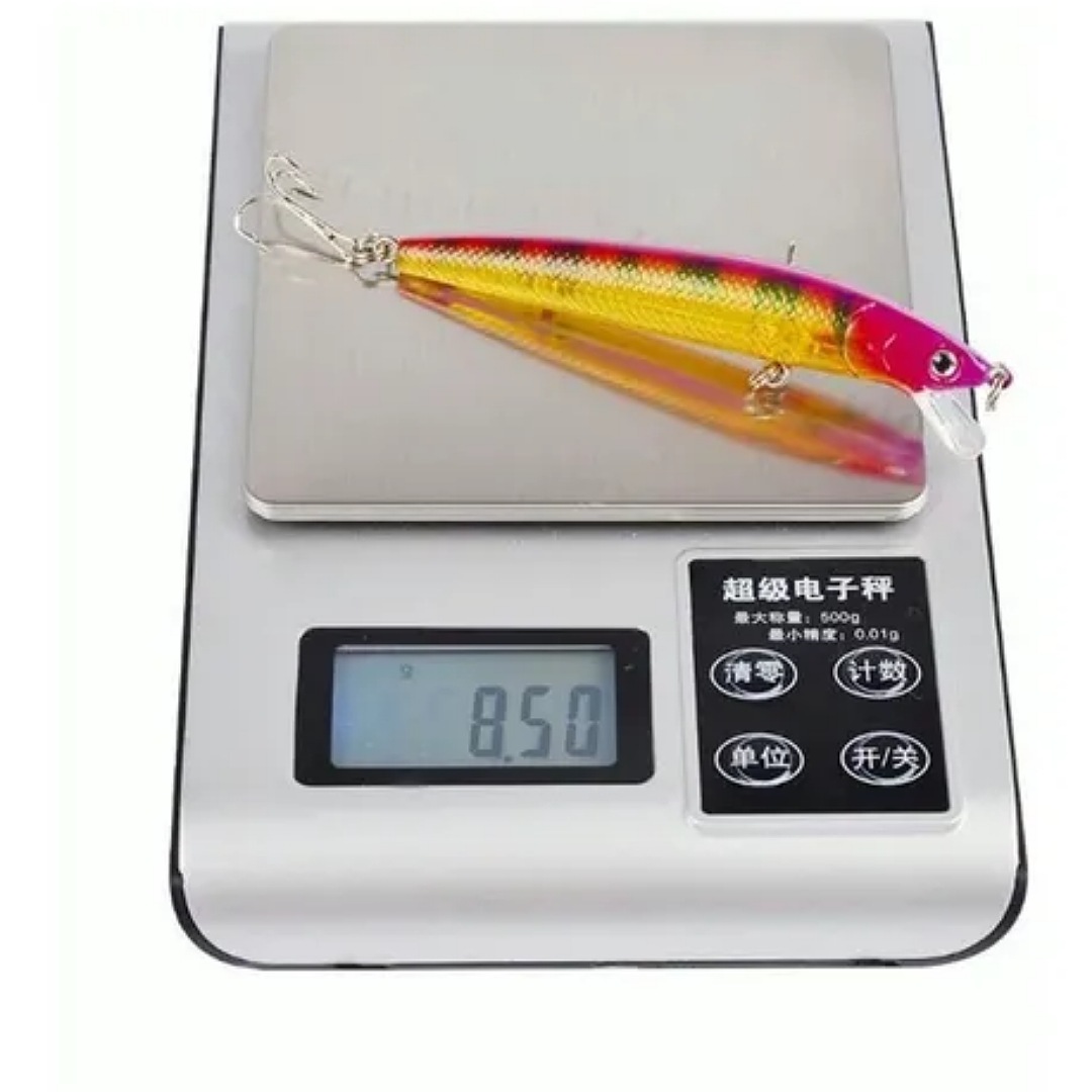 12 Piezas Señuelos Para Pesca De Río Currican Camarones