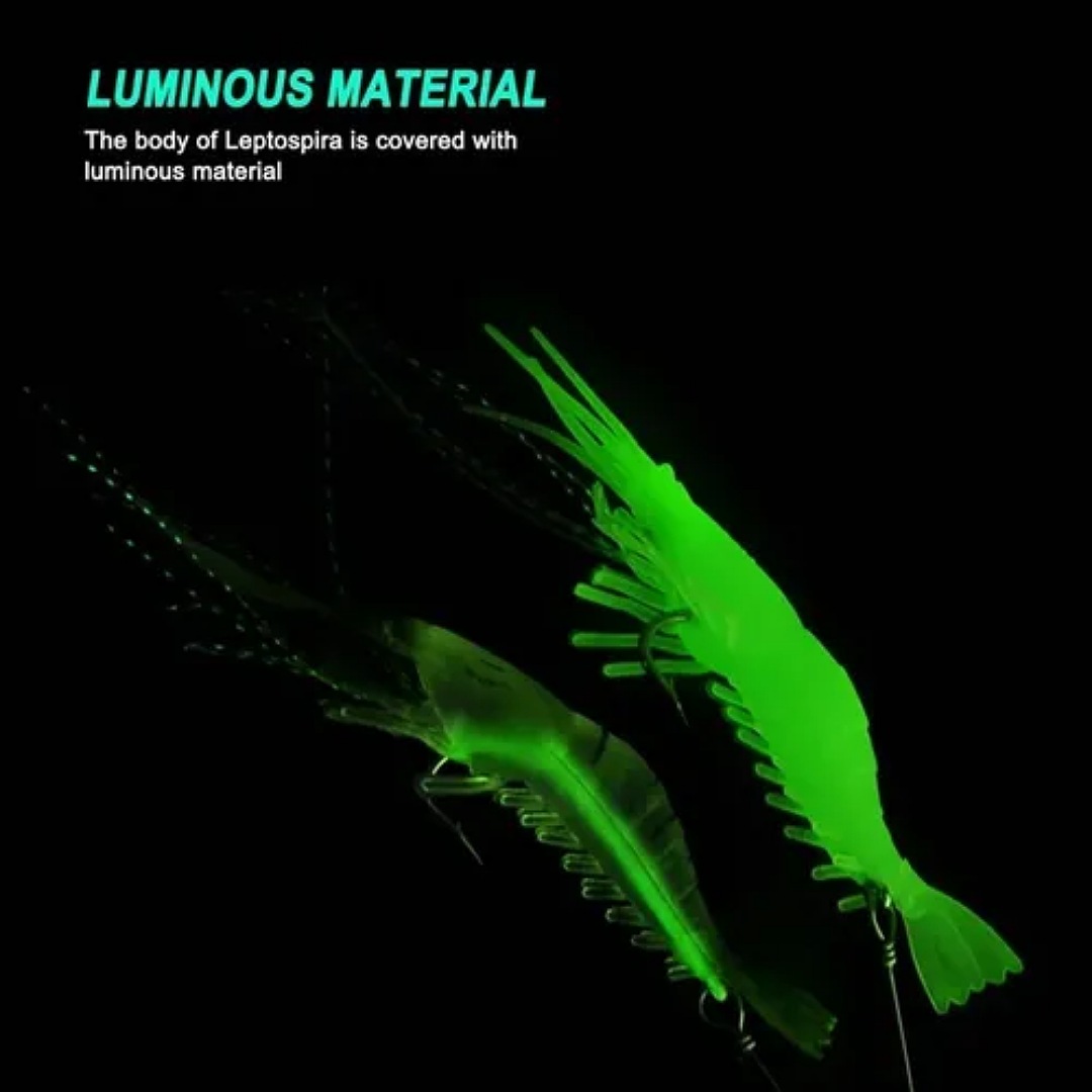 12 Piezas Señuelos Para Pesca De Río Currican Camarones