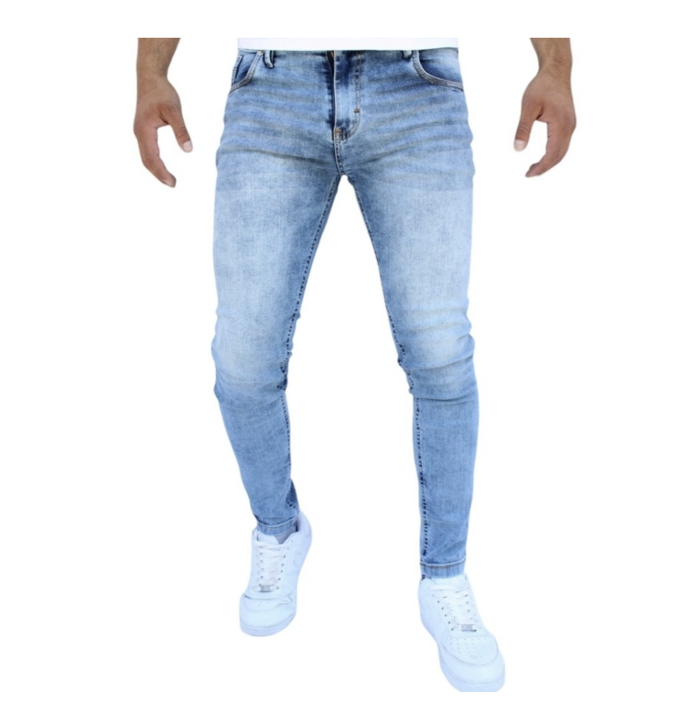 Pantalón Skinny de Mezclilla Stretch Para Hombre John Silver